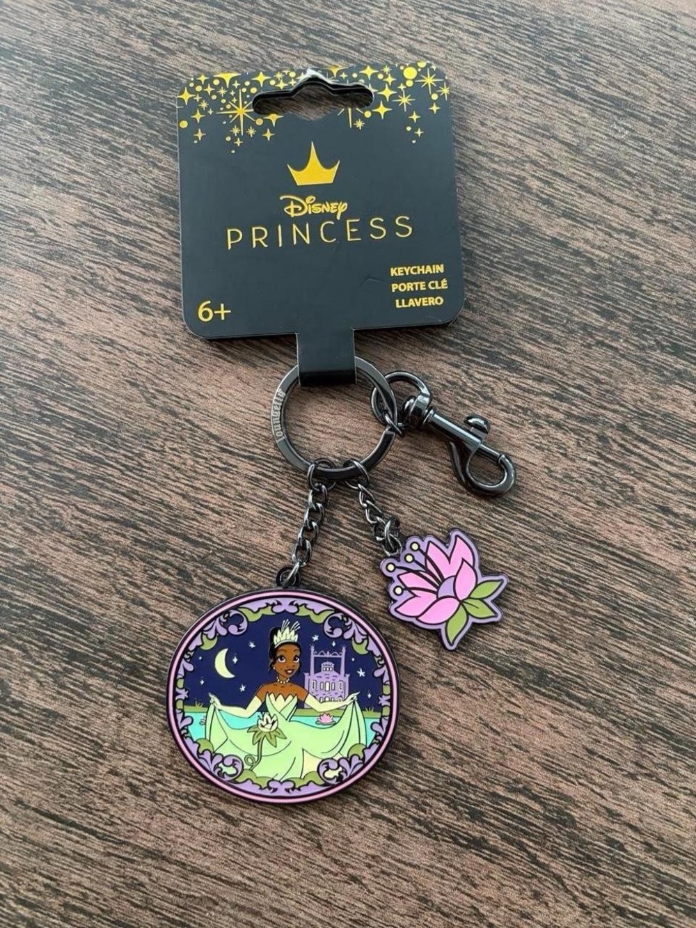 Loungefly Disney The Princess and the Frog Tiana Lily Pad Multi Keychain - Picture 3 of 5